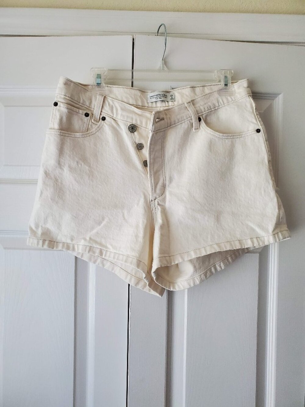 Abercrombie 90s Relaxed Cutoff Shorts Curve Love size 29/8 Crossover waist